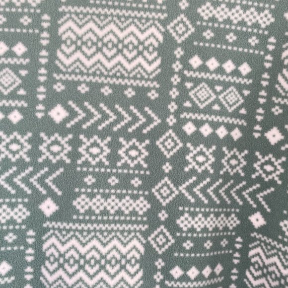 SOLD SONOMA Green & Cream Aztec Print Sherpa Lined Cardigan Jacket NWOT - Picture 16 of 16